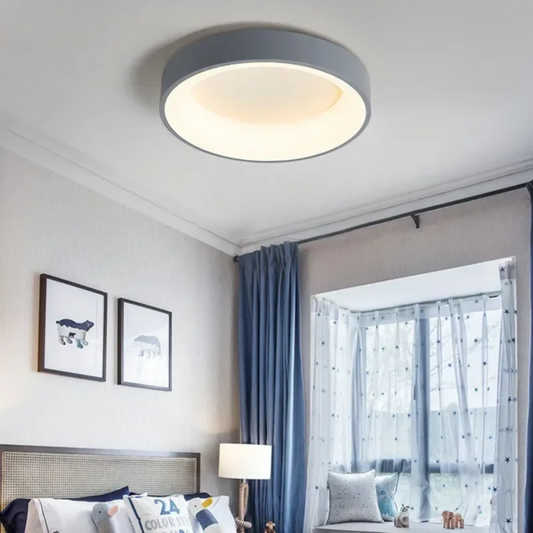 Modern LED Flush Mount Ceiling Light Fixture – Round Design for Any Room 4
