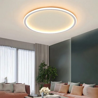 Modern Round LED Flush Mount Ceiling Light – Scandinavian Style, Soft Illumination 4