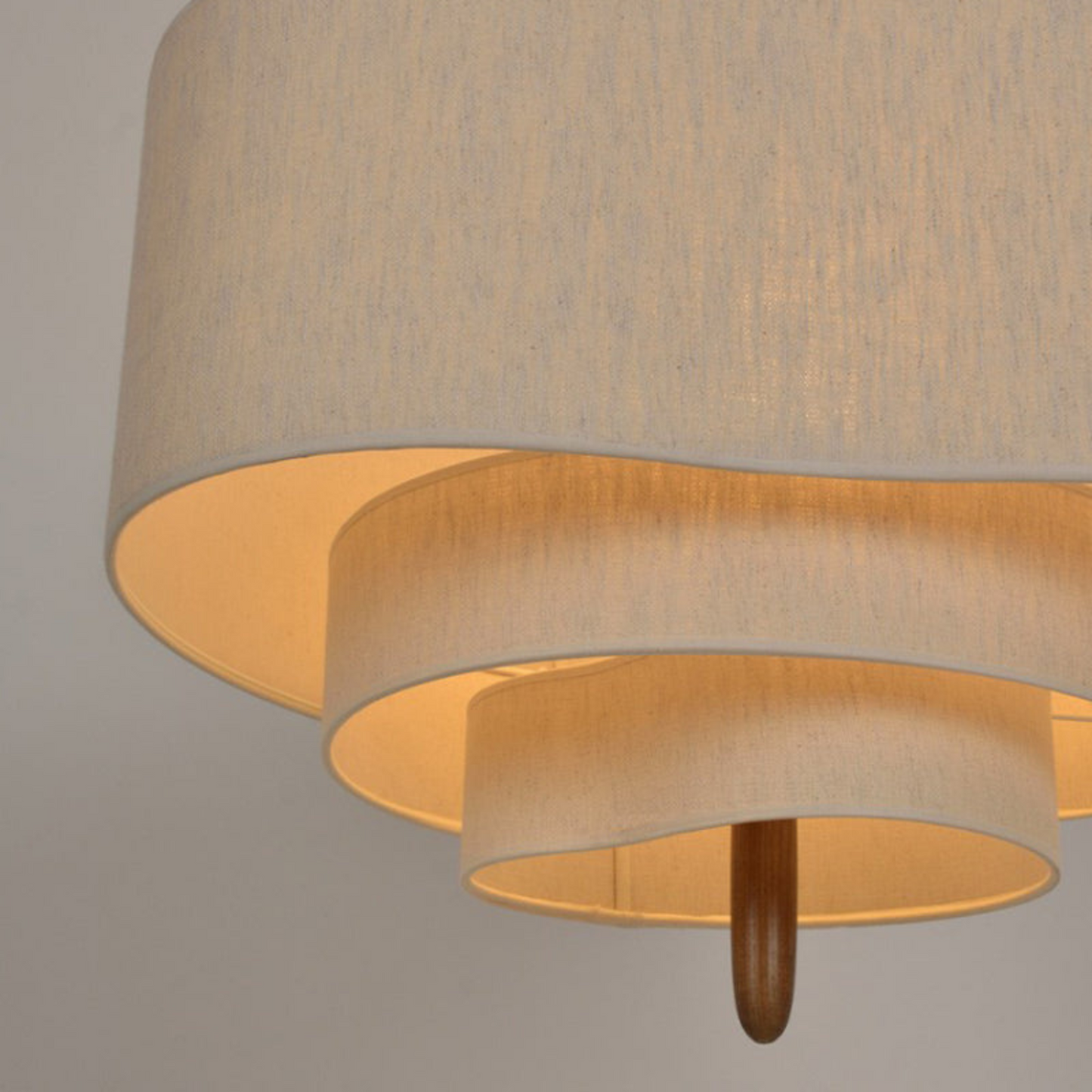 Elegant Fabric Shade Chandelier Light – Modern Designer Chandelier for Dining Room 5