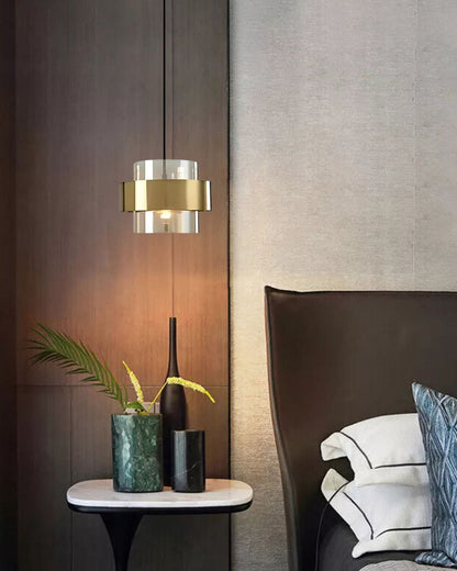 Industrial Glass Pendant Lamp with Adjustable Height for Kitchen and Dining Lighting 4