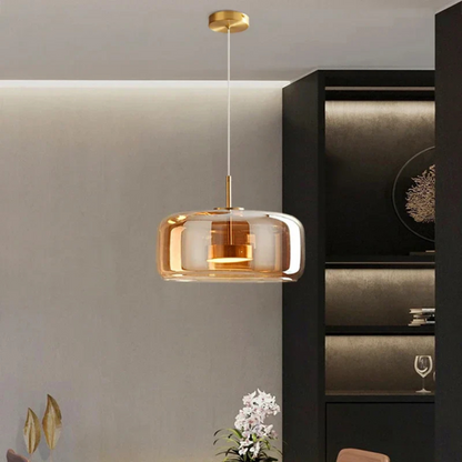 Elegant Glass Pendant Light - Modern Kitchen Pendant Lighting for Island and Dining 4