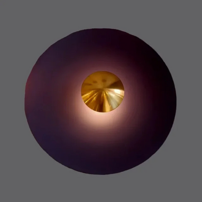 Modern Led LED Nordic Creative Wall Lamp with Wavy Glass Design