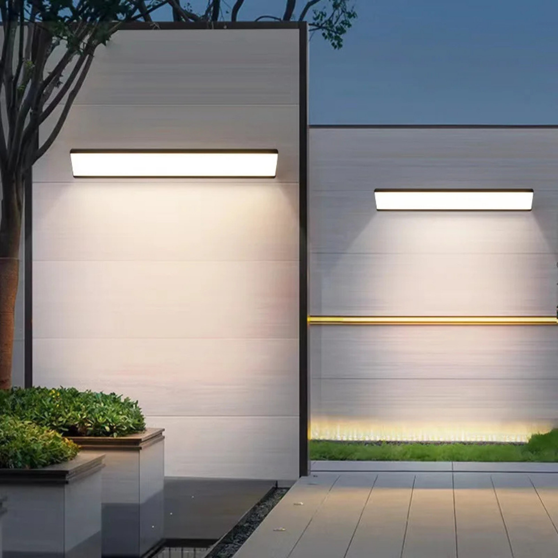 Waterproof Outdoor Wall Light, Modern LED Exterior Sconce for Terraces and Entrances 6