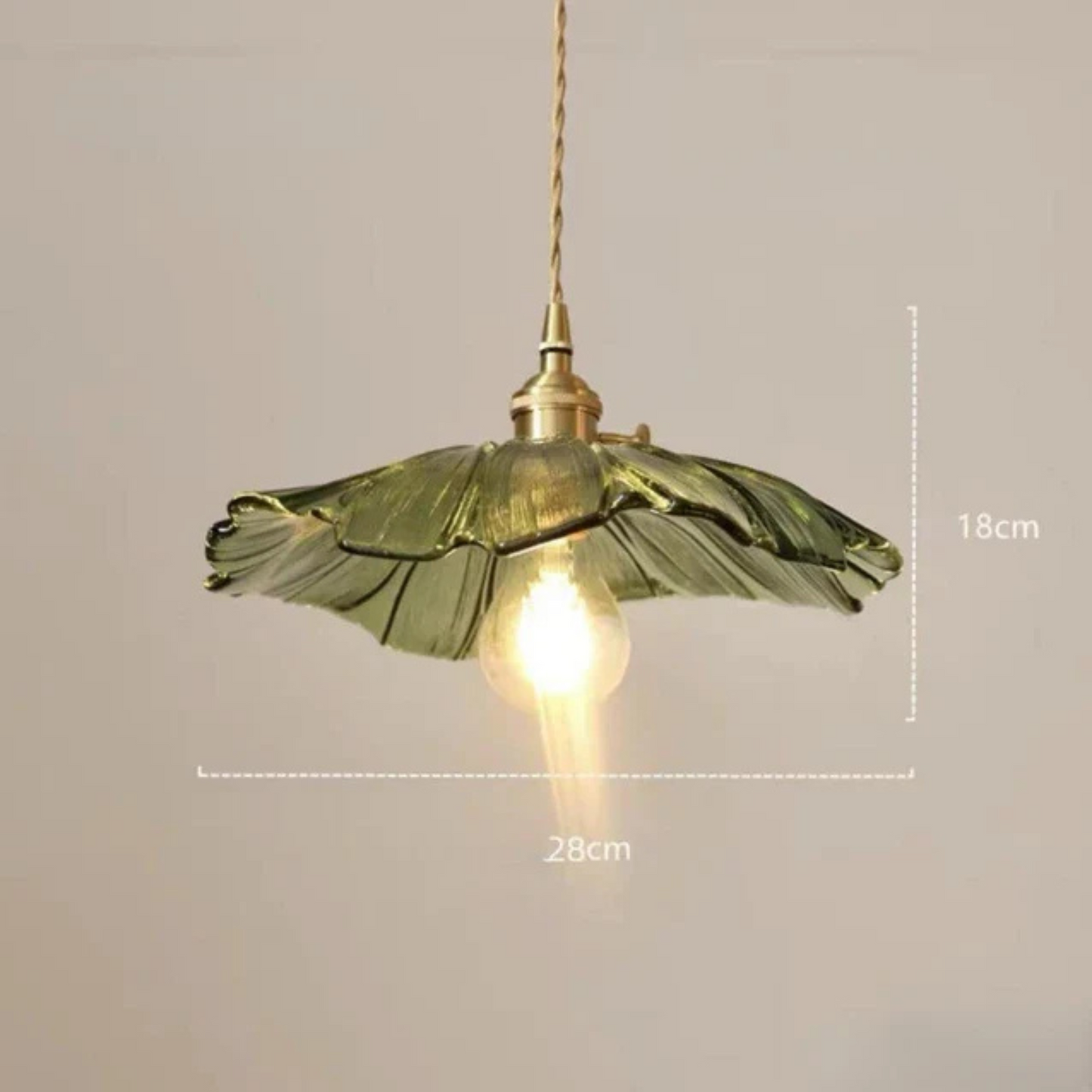 Modern Glass Flower Pendant Light for Kitchen Island – 30 cm Decorative Hanging Light 2