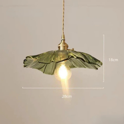 Modern Glass Flower Pendant Light for Kitchen Island – 30 cm Decorative Hanging Light 2