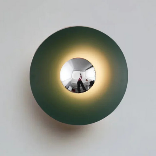 Modern Led LED Nordic Creative Wall Lamp with Wavy Glass Design