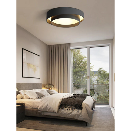 Modern Flush Mount LED Ceiling Light Fixture - Minimalist Design for Contemporary Spaces 3