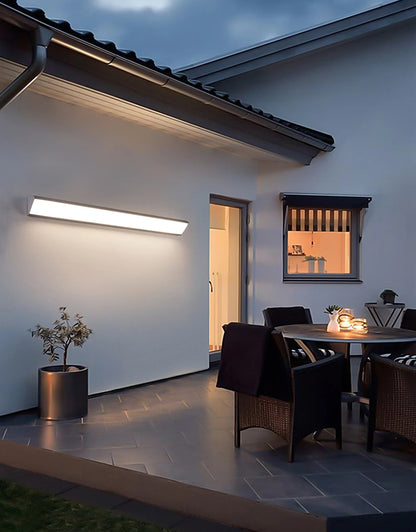 Waterproof Outdoor Wall Light, Modern LED Exterior Sconce for Terraces and Entrances