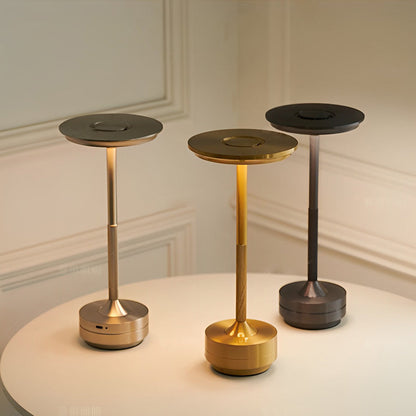 Cordless LED Table Lamp with Touch Dimming – Modern UFO Design in Gold, Silver, Black 3