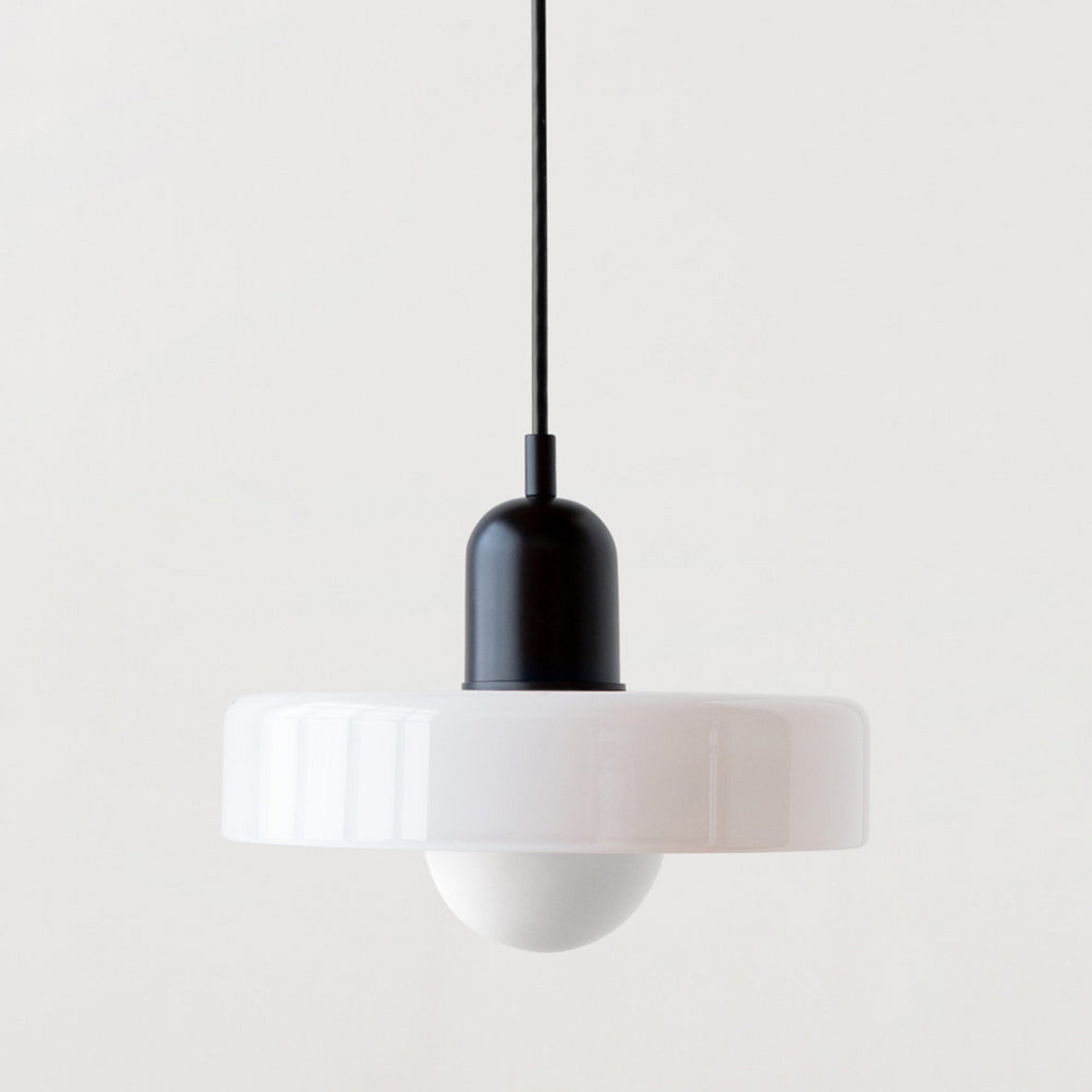 Variant image for Modern Glass Pendant Ceiling Light with Adjustable Height for Dining Room – Soft Ambient Illumination-5