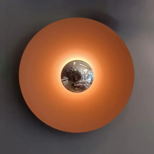 Modern Led LED Nordic Creative Wall Lamp with Wavy Glass Design