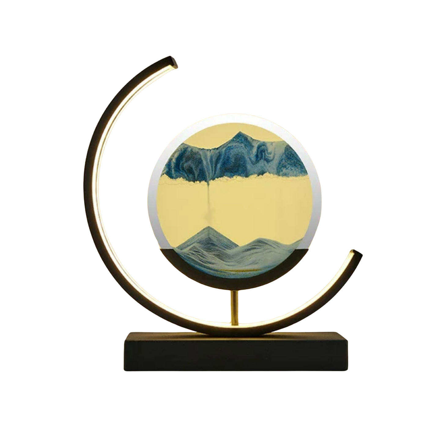 Dynamic Sand Art Table Lamp with Soothing LED Light