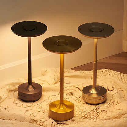 Cordless LED Table Lamp with Touch Dimming – Modern UFO Design in Gold, Silver, Black 6