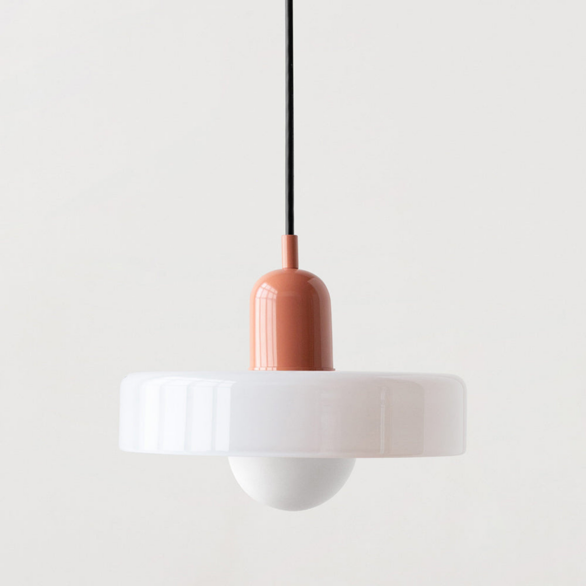Variant image for Modern Glass Pendant Ceiling Light with Adjustable Height for Dining Room – Soft Ambient Illumination-3