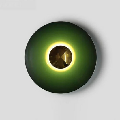 Modern Led LED Nordic Creative Wall Lamp with Wavy Glass Design
