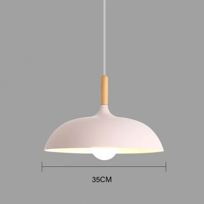Variant image for Modern LED Pendant Ceiling Light with Adjustable Cord – Iron and Oak Design-7