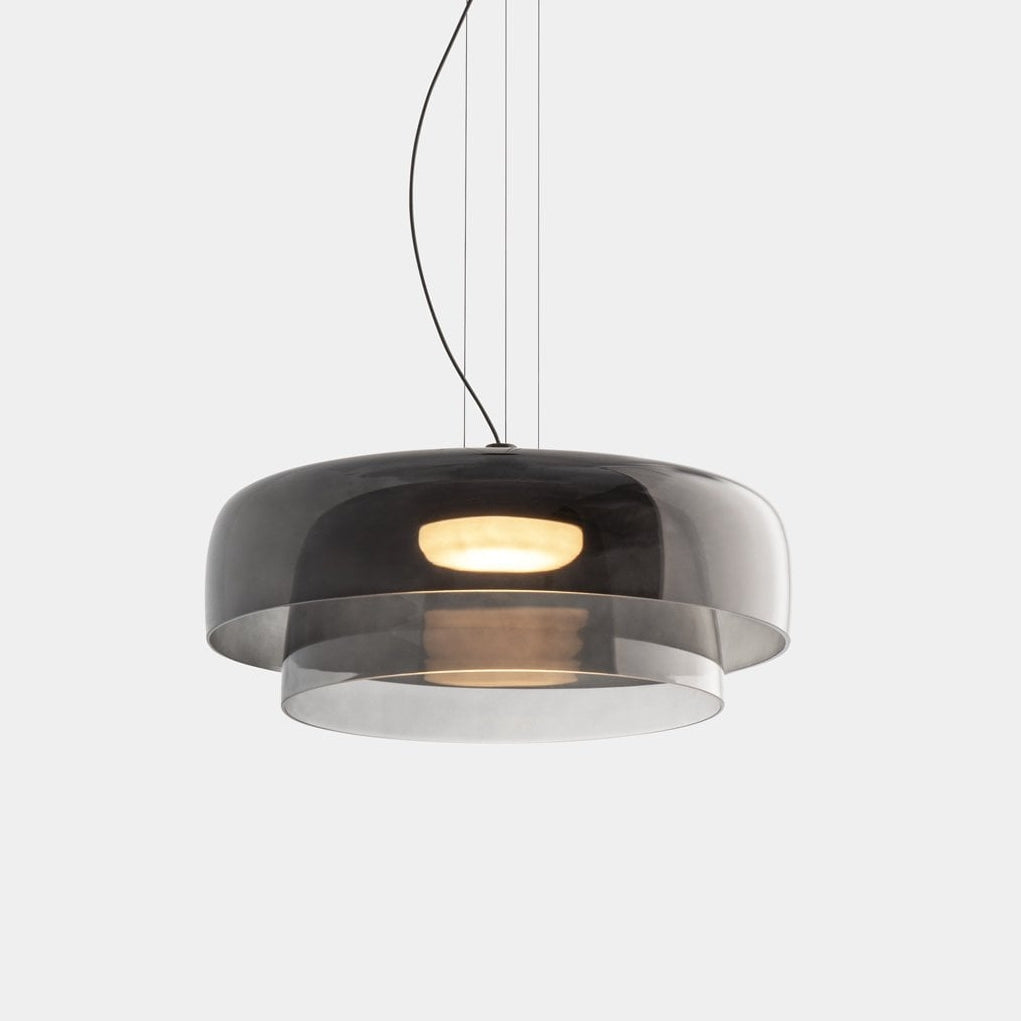 Variant image for Handcrafted Glass Ceiling Light with Adjustable Cord – Orange, Green, Gray Options-8