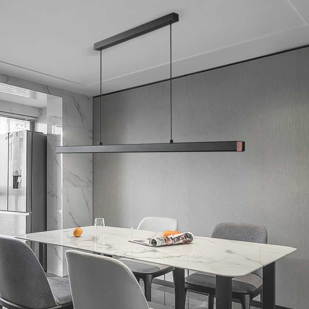 Alessio | Black Pendant Light – Dimmable Aluminum Design 1