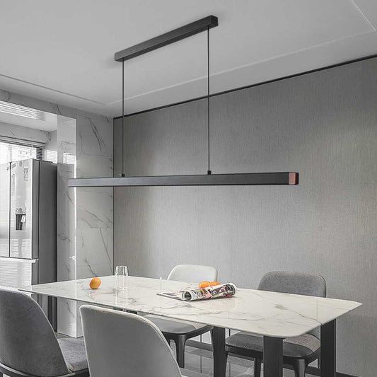 Alessio | Black Pendant Light – Dimmable Aluminum Design 1