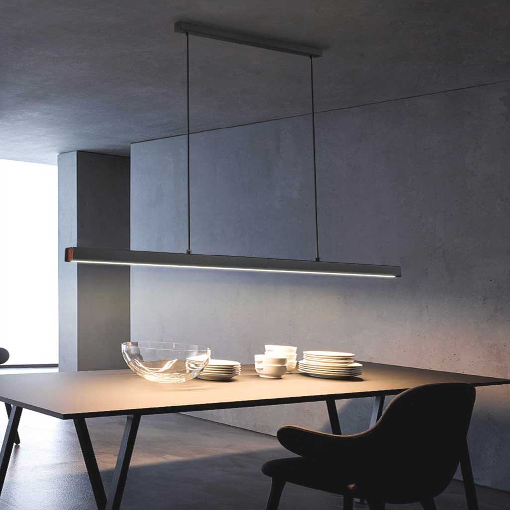 Alessio | Black Pendant Light – Dimmable Aluminum Design 2