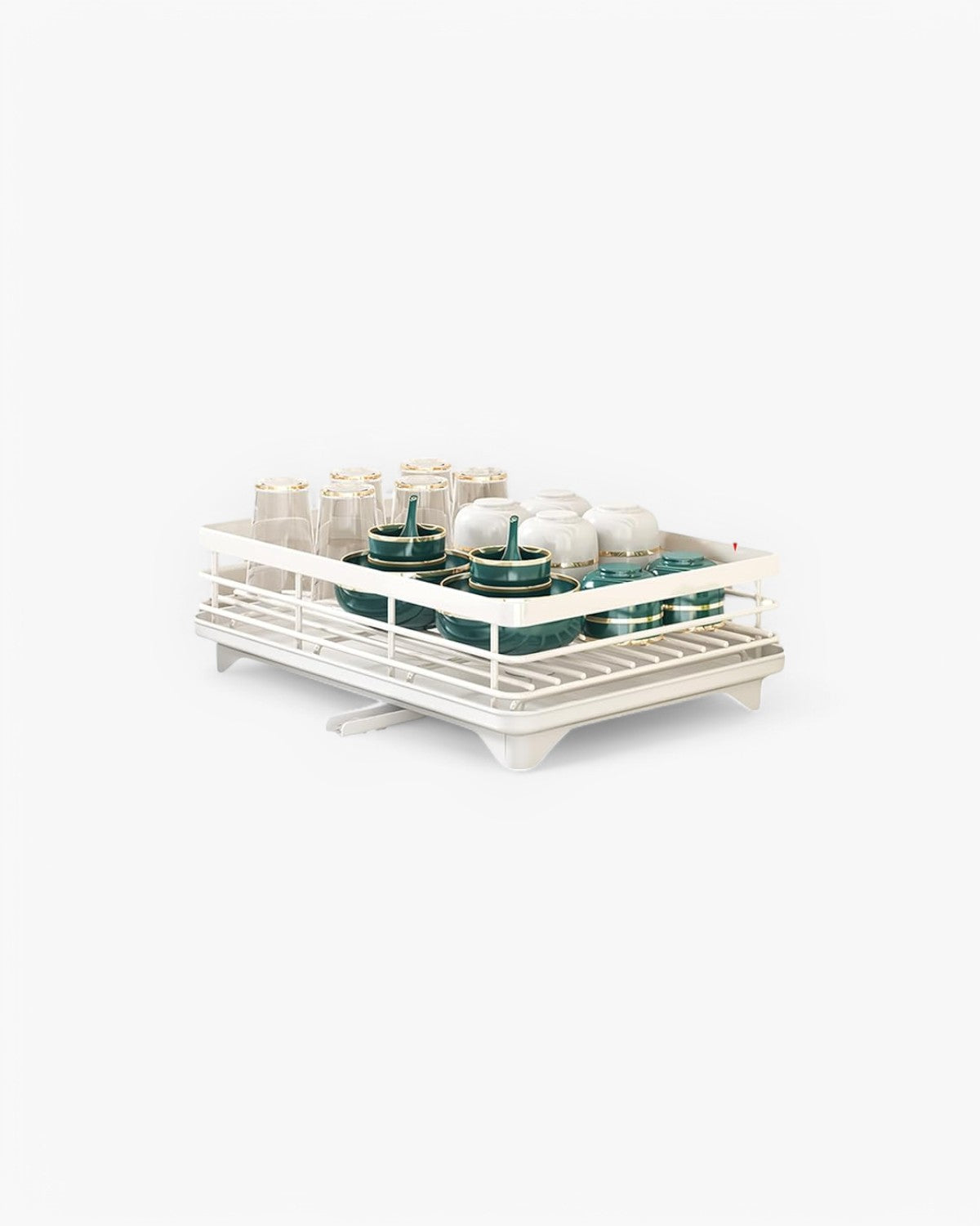 Alessio | Stainless Steel Dish Drying Rack – Space-Saving Design 4