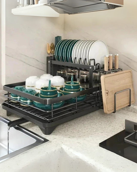 Alessio | Stainless Steel Dish Drying Rack – Space-Saving Design 8
