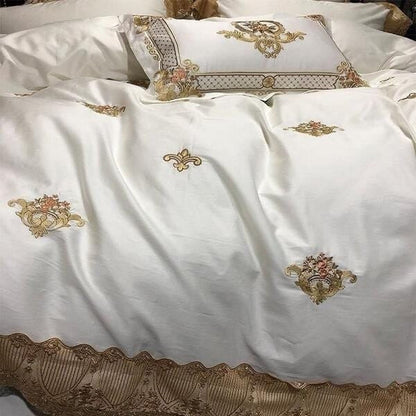 Amara | Bedding Set – Egyptian Cotton Duvet Cover with Embroidery 4