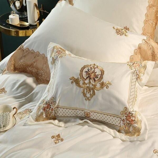 Amara | Bedding Set – Egyptian Cotton Duvet Cover with Embroidery 5