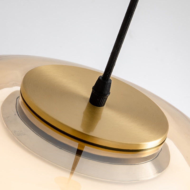 Ambaro | Glass Pendant Light – Adjustable Dome for Kitchen or Living Room Illumination 2