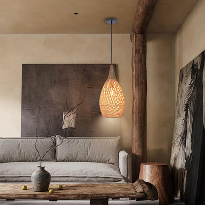 Aquaflare | Rattan Pendant Light – Eco-Friendly Design for Kitchen and Home 11