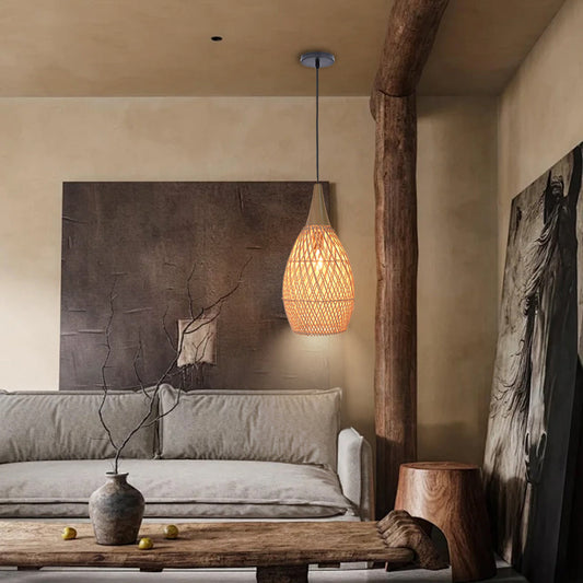 Aquaflare | Rattan Pendant Light – Eco-Friendly Design for Kitchen and Home 11