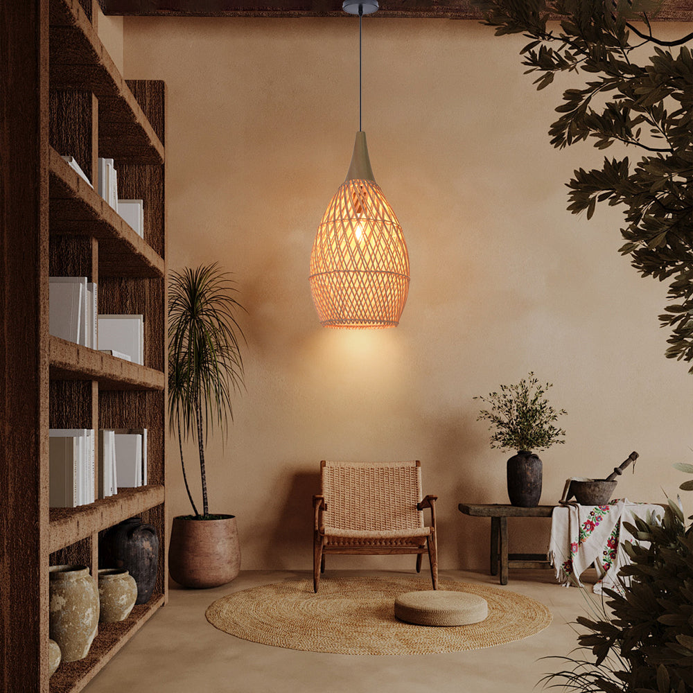 Aquaflare | Rattan Pendant Light – Eco-Friendly Design for Kitchen and Home 4
