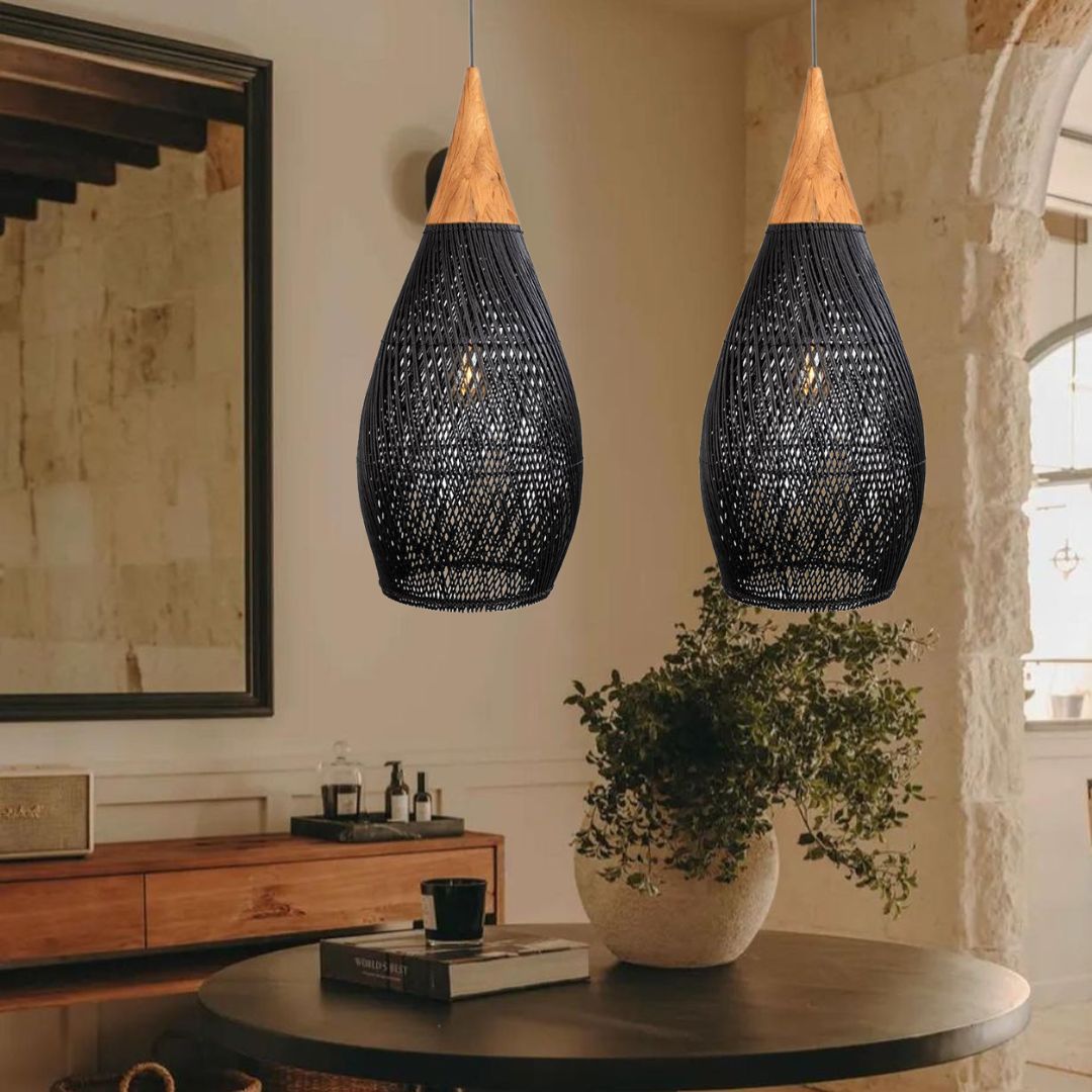 Aquaflare | Rattan Pendant Light – Eco-Friendly Design for Kitchen and Home 8