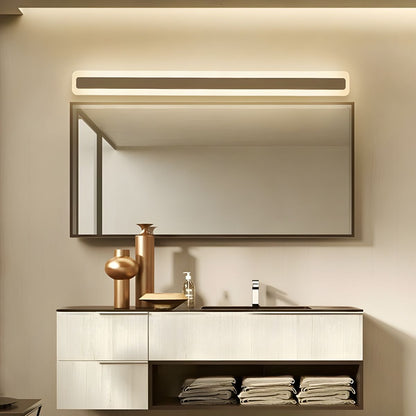 AuroraGlow | Bathroom Wall Light – Elegant Long Mirror Design with Gold Finish 1