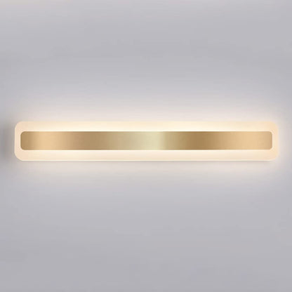 AuroraGlow | Bathroom Wall Light – Elegant Long Mirror Design with Gold Finish 6