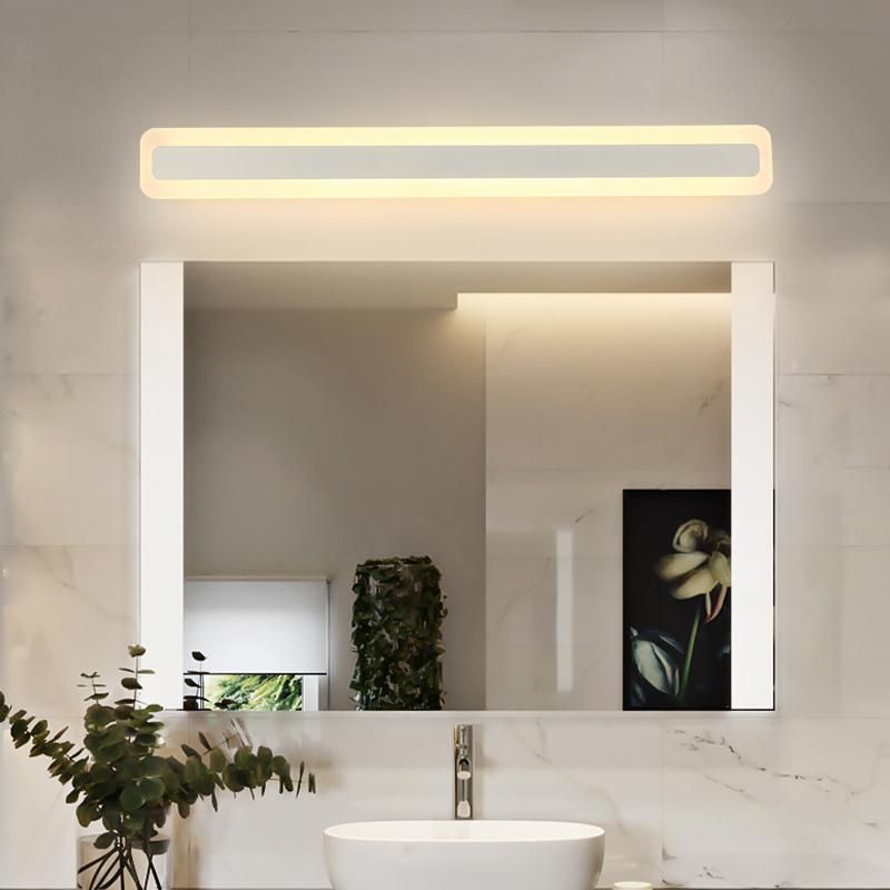 AuroraGlow | Bathroom Wall Light – Elegant Long Mirror Design with Gold Finish 9