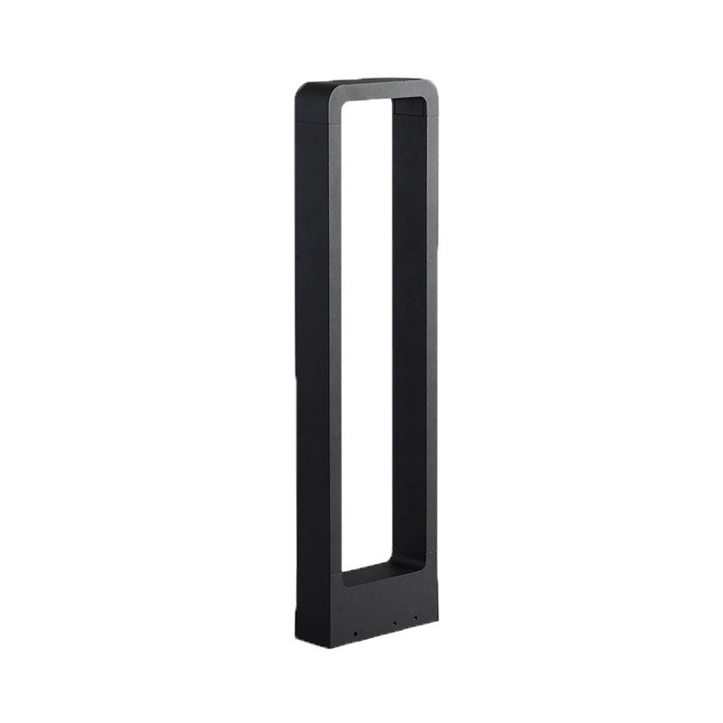 Waterproof LED Outdoor Wall Light – Black Aluminum Modern Garden Fixture 2