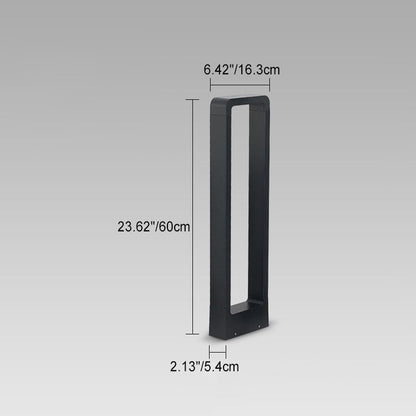 Waterproof LED Outdoor Wall Light – Black Aluminum Modern Garden Fixture 6