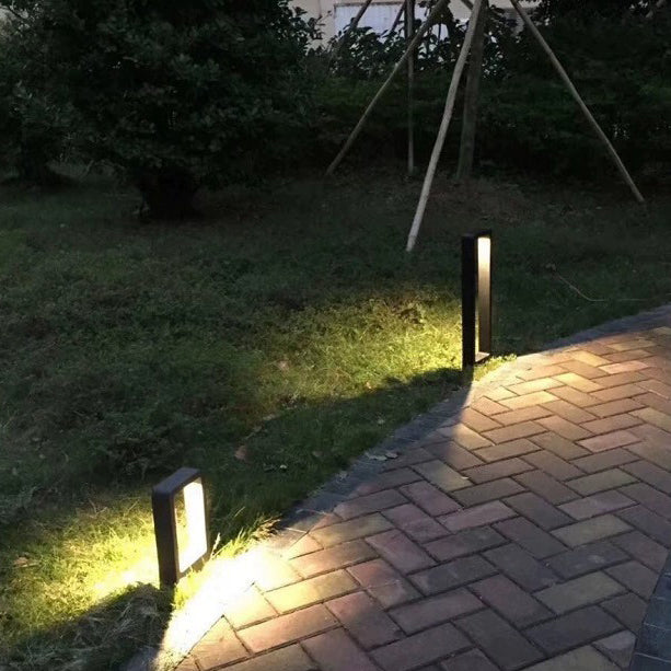 Waterproof LED Outdoor Wall Light – Black Aluminum Modern Garden Fixture 1