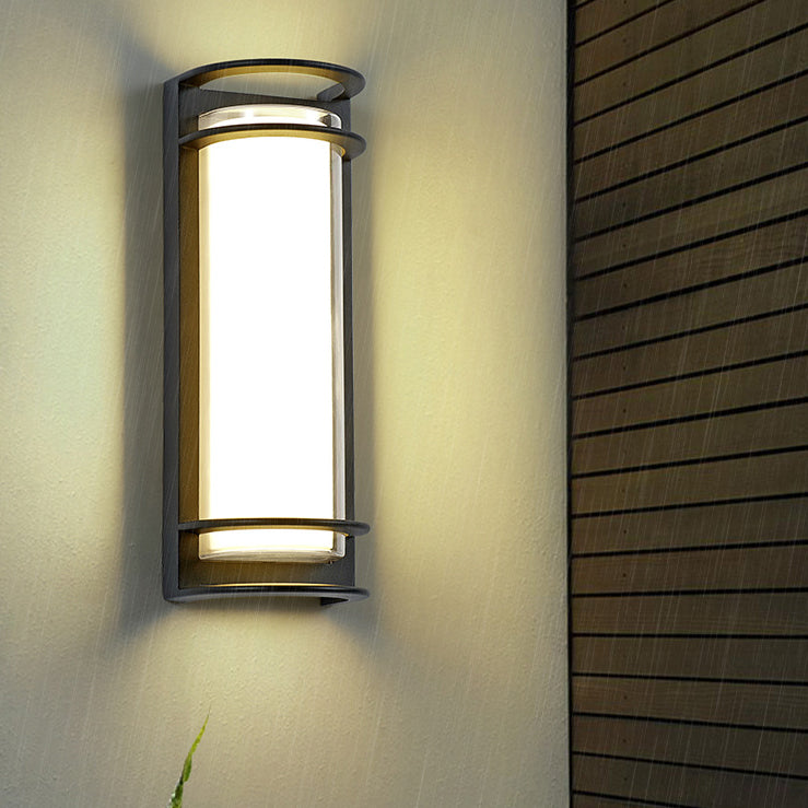 Variant image for Industrial Black Outdoor Wall Light Sconce – 30W LED Waterproof Exterior Lantern-4