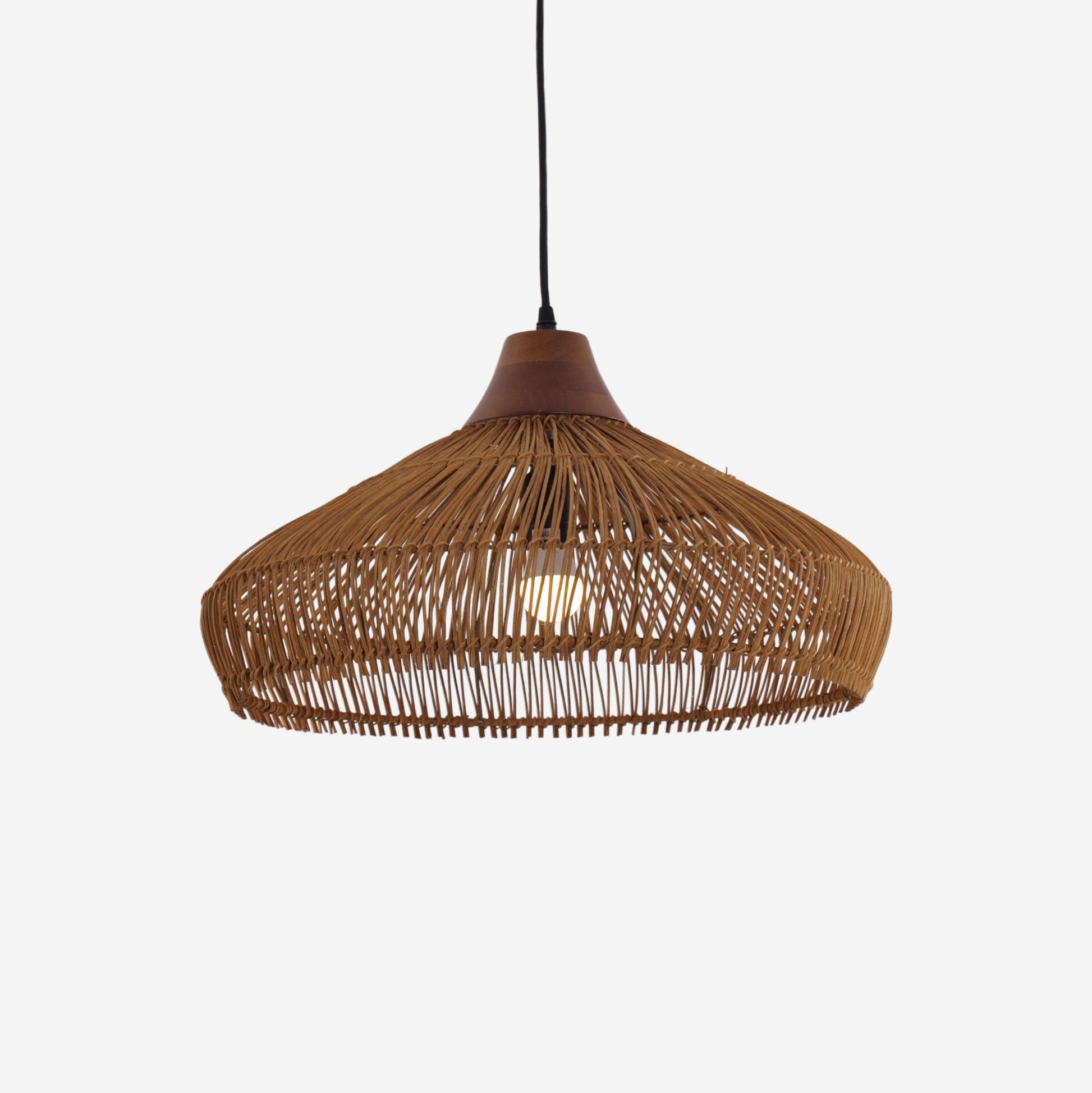 Bambora | Pendant Light – Handmade Bamboo for Kitchen Island Lighting 1