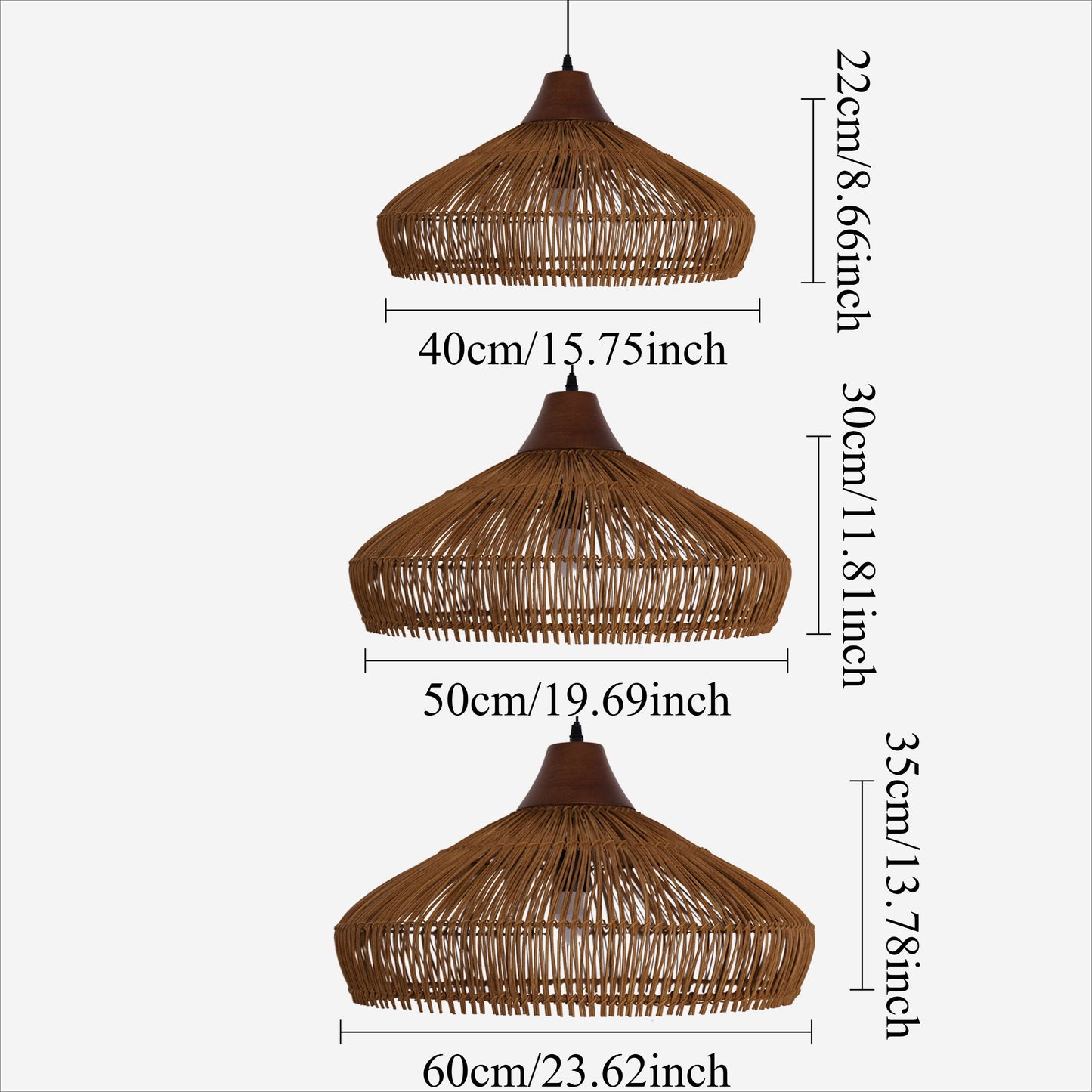 Bambora | Pendant Light – Handmade Bamboo for Kitchen Island Lighting 3