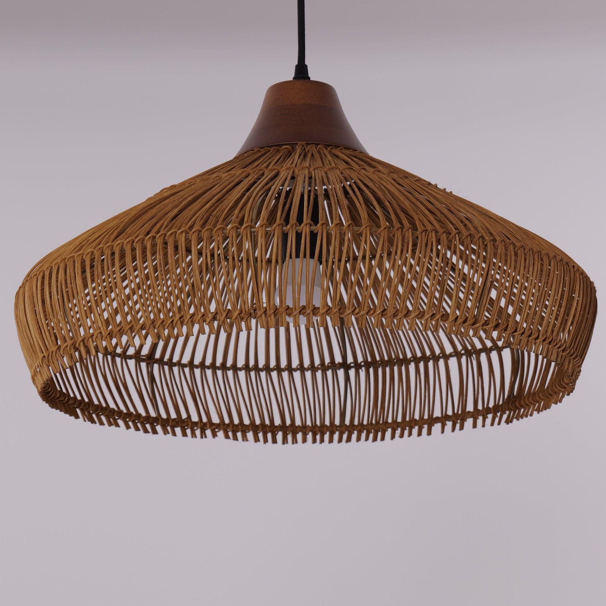Bambora | Pendant Light – Handmade Bamboo for Kitchen Island Lighting 4