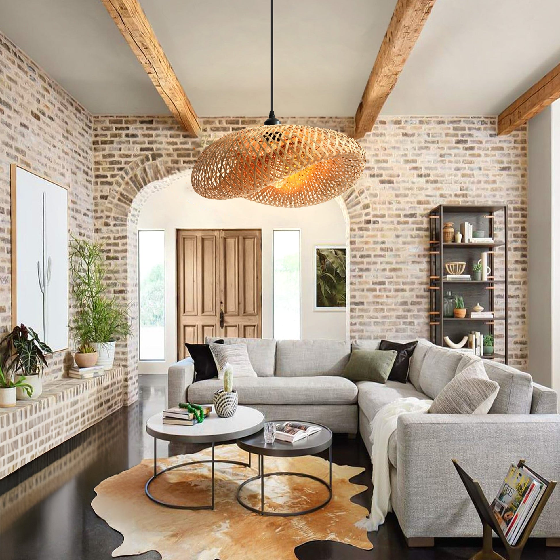 Bamboreal | Pendant Light – Eco-Friendly Woven Bamboo Design for Kitchen Pendant Lighting 0