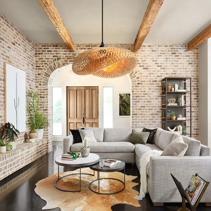 Bamboreal | Pendant Light – Eco-Friendly Woven Bamboo Design for Kitchen Pendant Lighting 0