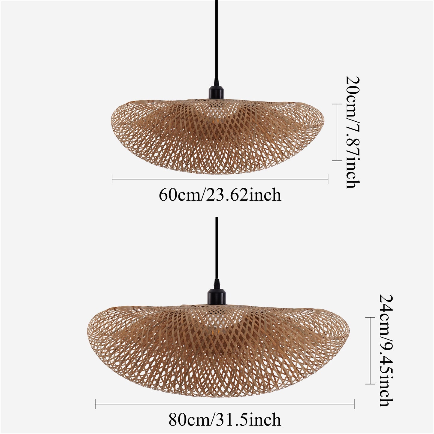 Bamboreal | Pendant Light – Eco-Friendly Woven Bamboo Design for Kitchen Pendant Lighting 2
