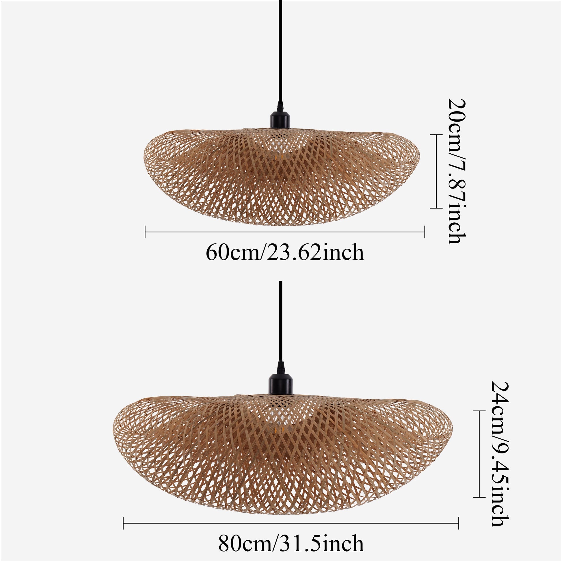 Bamboreal | Pendant Light – Eco-Friendly Woven Bamboo Design for Kitchen Pendant Lighting 2