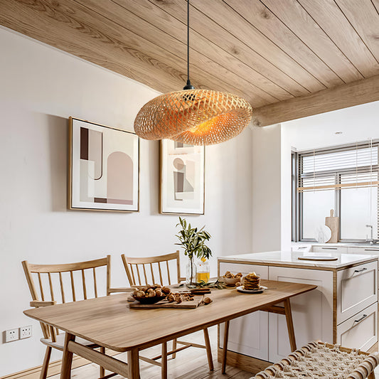 Bamboreal | Pendant Light – Eco-Friendly Woven Bamboo Design for Kitchen Pendant Lighting 5