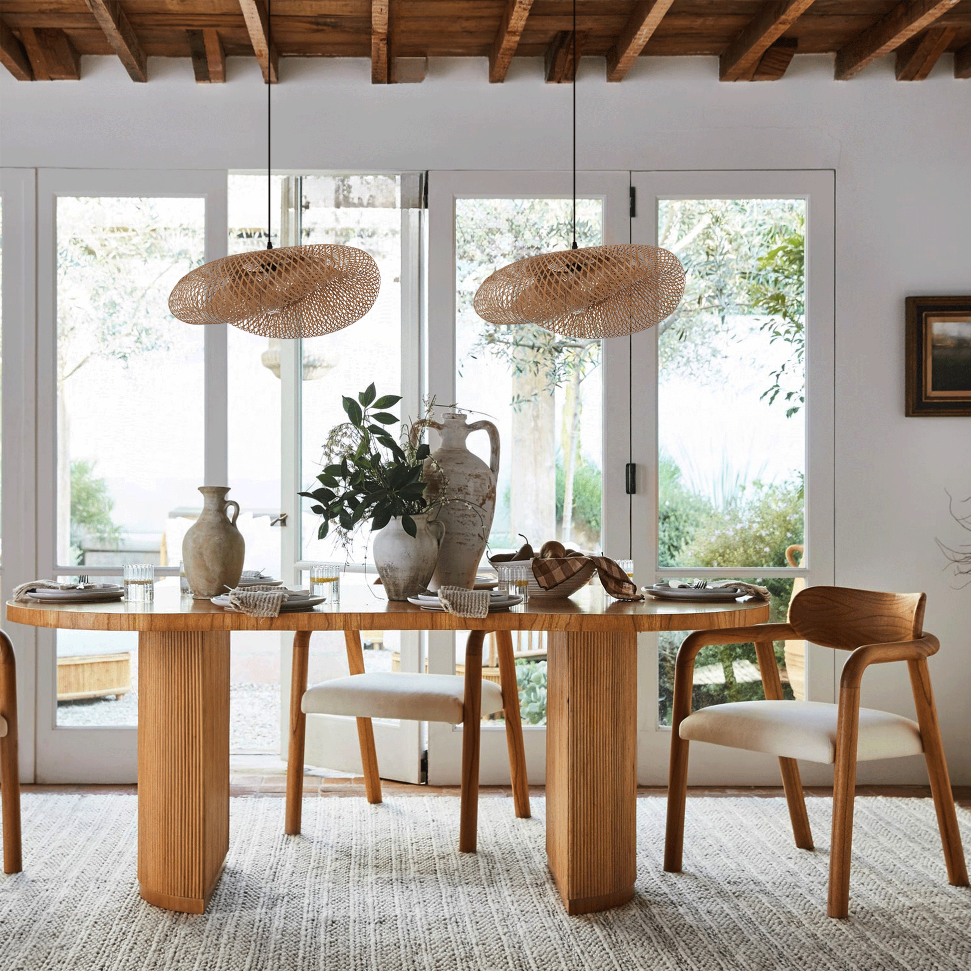 Bamboreal | Pendant Light – Eco-Friendly Woven Bamboo Design for Kitchen Pendant Lighting 8