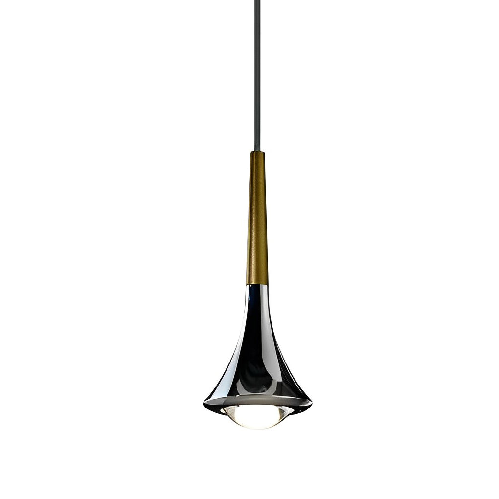 Black Scandinavian Drop Pendant Light - Modern LED Hanging Light for Kitchen or Living Room 11